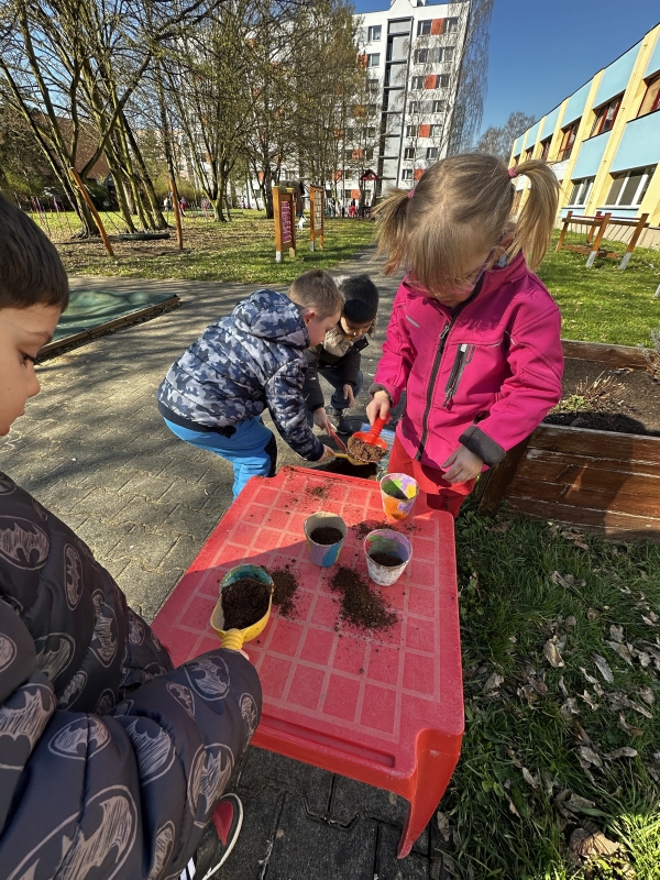Rozkvetl&aacute; zahr&aacute;dka babičky Květy