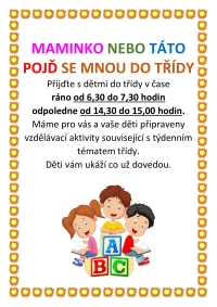 Zveme rodiče do tř&iacute;dy