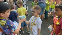 Pasov&aacute;n&iacute; před&scaron;kol&aacute;ků u Soviček.